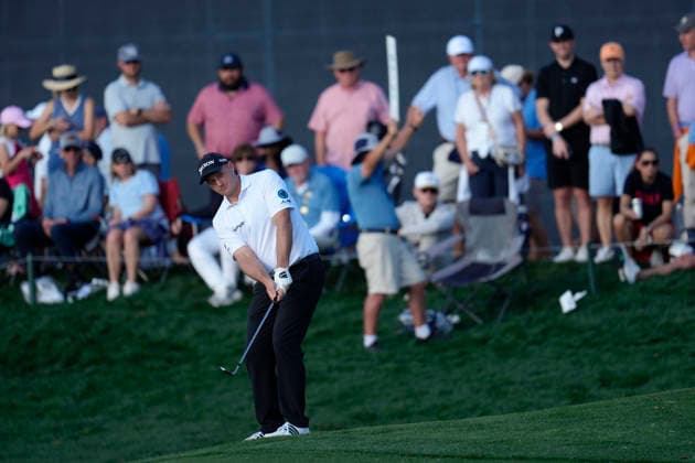 March 12, 2026, Ponte Vedra, Florida, USA: March 12, 2026, Ponte Vedra, Florida.Sepp Straka (Austria)) chips in for a birdie on the 16h hole during the first round of The PLAYERS Championship at TPC Sawgrass. PGA, Golf Herren Tour 2026: The PLAYERS Championship  - ZUMAd212 20260312_zsp_d212_039 Copyright: xRichardxDolex