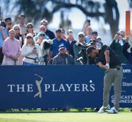 March 12, 2026, Ponte Vedra, Florida, USA: March 12, 2026, Ponte Vedra, Florida.Xander Schauffele (USA) hits his tee shot on the 10th hole during the first round of The PLAYERS Championship at TPC Sawgrass. PGA, Golf Herren Tour 2026: The PLAYERS Championship  - ZUMAd212 20260312_zsp_d212_043 Copyright: xRichardxDolex
