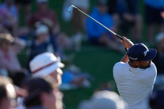 March 12, 2026, Ponte Vedra, Florida, USA: March 12, 2026, Ponte Vedra, Florida.J.J. Spawn (USA) hits his tee shot on the 17th hole during the first round of The PLAYERS Championship at TPC Sawgrass. PGA, Golf Herren Tour 2026: The PLAYERS Championship  - ZUMAd212 20260312_zsp_d212_046 Copyright: xRichardxDolex