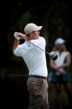 March 12, 2026, Ponte Vedra, Florida, USA: March 12, 2026, Ponte Vedra, Florida.Adam Scott (Australia) hits his tee shot on the 15th hole during the first round of The PLAYERS Championship at TPC Sawgrass. PGA, Golf Herren Tour 2026: The PLAYERS Championship  - ZUMAd212 20260312_zsp_d212_066 Copyright: xRichardxDolex