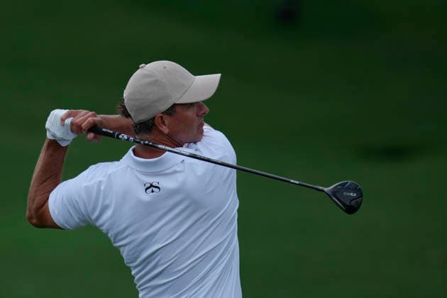 March 12, 2026, Ponte Vedra, Florida, USA: March 12, 2026, Ponte Vedra, Florida.Adam Scott (Australia) hits his tee shot on the 10th hole during the first round of The PLAYERS Championship at TPC Sawgrass. PGA, Golf Herren Tour 2026: The PLAYERS Championship  - ZUMAd212 20260312_zsp_d212_073 Copyright: xRichardxDolex