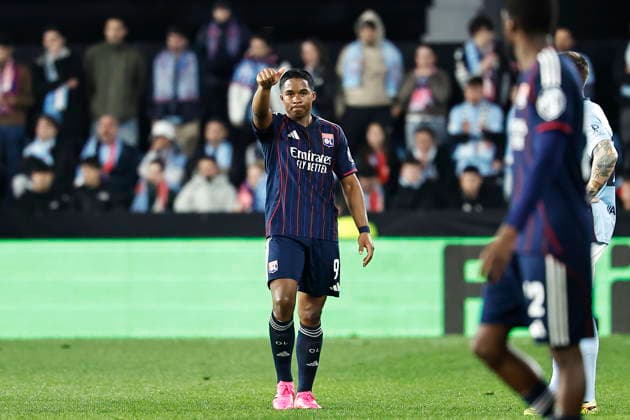 Endrick (Lyon), MARCH 12, 2026 - Football Soccer : Endrick celebrate after his goal during UEFA Europa League Round of 16 1st leg match between RC Celta de Vigo - Olympique Lyonnais at the Estadio Balaidos in Vigo, Spain. Noxthirdxpartyxsales  aflo_323270539