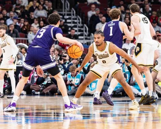 Basketball, NCAA, Northwestern Wildcats - Purdue Boilermakers