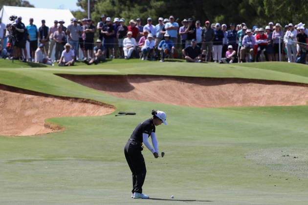 GOLF AUSTRALIAN OPEN WOMEN, Minjee Lee of Australia during the 2026 Women s Australian Open at Kooyonga Golf Club in Adelaide, Friday, March 13, 2026. ( NO ARCHIVING, EDITORIAL USE ONLY ADELAIDE SA AUSTRALIA  Copyright: xMATTxTURNERx 20260313147716796322