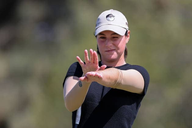 GOLF AUSTRALIAN OPEN WOMEN, Darcey Harry of Wales during the 2026 Women s Australian Open at Kooyonga Golf Club in Adelaide, Friday, March 13, 2026. ( NO ARCHIVING, EDITORIAL USE ONLY ADELAIDE SA AUSTRALIA  Copyright: xMATTxTURNERx 20260313196803574021