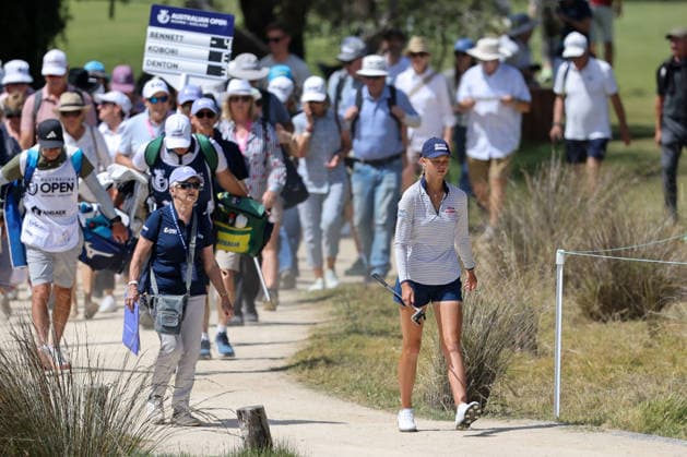 GOLF AUSTRALIAN OPEN WOMEN, Raegan Denton of Australia during the 2026 Women s Australian Open at Kooyonga Golf Club in Adelaide, Friday, March 13, 2026. ( NO ARCHIVING, EDITORIAL USE ONLY ADELAIDE SA AUSTRALIA  Copyright: xMATTxTURNERx 20260313112984186547