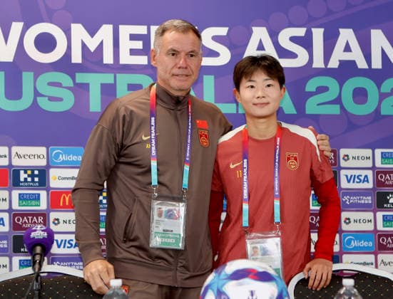 Football, Women, Asian Championship, National Team China Press Conference