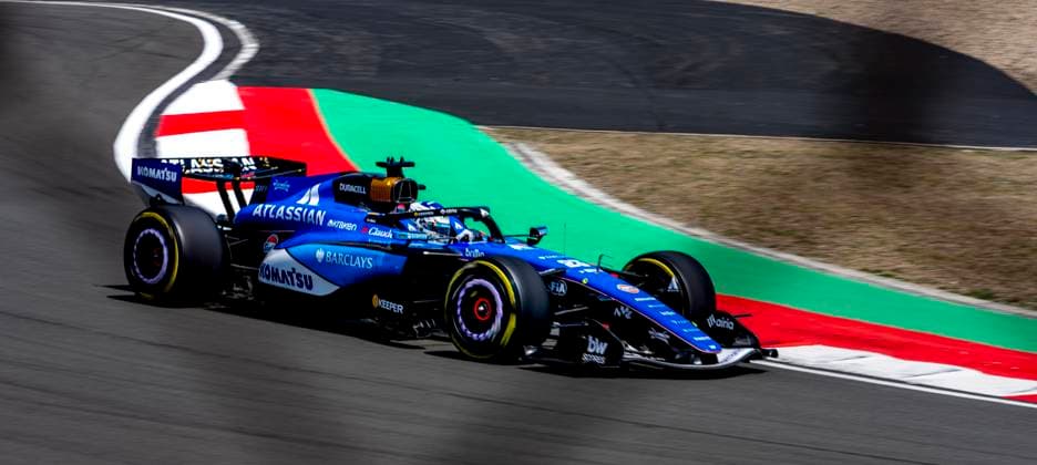 SHANGHAI Formula 1 driver Alexander Albon of Atlassian Williams F1 Team during the Formula 1 China Shanghai free practice and sprint qualifying at the Shanghai International Circuit on March 13, 2025 in Shanghai, China Photo by DeFodi Images