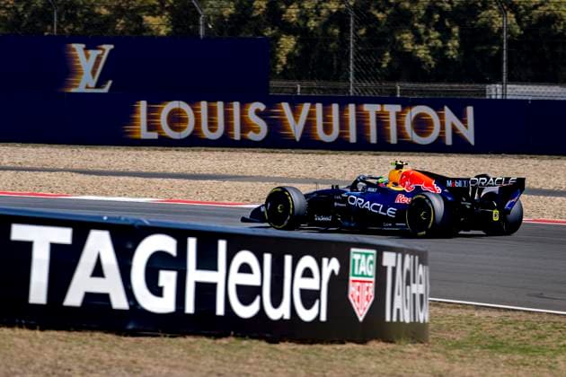 SHANGHAI Formula 1 driver Isack Hadjar of Oracle Red Bull Racing during the Formula 1 China Shanghai free practice and sprint qualifying at the Shanghai International Circuit on March 13, 2025 in Shanghai, China Photo by DeFodi Images