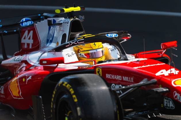 Formula 1 Heineken Chinese Grand Prix 2026 Levi Erb OVERTAKE MAXPPP - Shanghai 13 03 2026 44 HAMILTON Lewis (gbr), Scuderia Ferrari HP, action at the Formula 1 Heineken Chinese Grand Prix 2026, the 2nd round of the 2026 FIA Formula 1 World Championship, WM, Weltmeisterschaft at the Shanghai International Circuit in Shanghai, China, from 12 to 15 March 2026 Shanghai Shanghai International Circuit China  Copyright: xOVERTAKE MAXPPPxLevixErbx OVT202603133146 OVT202603133146