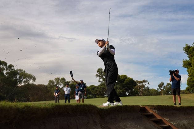 GOLF AUSTRALIAN OPEN WOMEN, Minjee Lee of Australia during the 2026 Women s Australian Open at Kooyonga Golf Club in Adelaide, Friday, March 13, 2026. ( NO ARCHIVING, EDITORIAL USE ONLY ADELAIDE SA AUSTRALIA  Copyright: xMATTxTURNERx 20260313173200696830