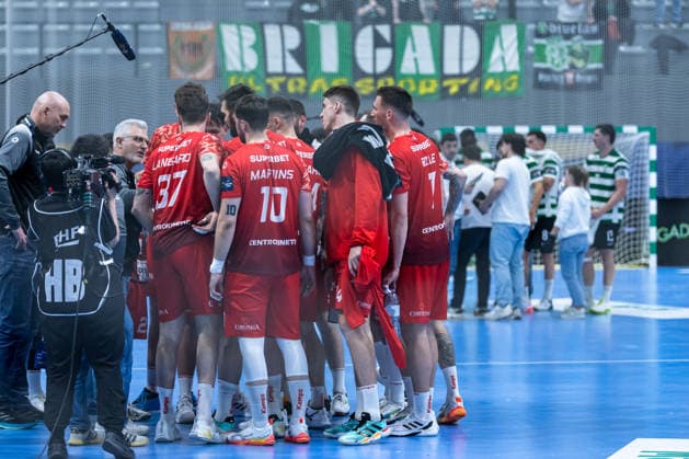 March 12, 2026, Pavilhao Multiusos de Odivelas, Lisbon, Portugal, EHF Champions League 2025 26 Sporting CP vs CS Dinamo Bucuresti Copyright: HMBxMedia CarlosxSilva