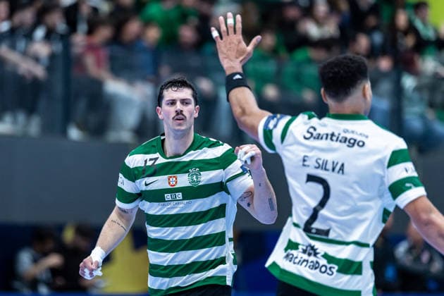 March 12, 2026, Pavilhão Multiusos de Odivelas, Lisbon, Portugal, EHF Champions League 2025 26 Sporting CP vs CS Dinamo Bucuresti Salvador Salvador of Sporting CP Copyright: HMBxMedia CarlosxSilva