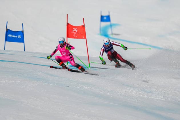 260313 Kalle Ericsson of Canada competes in the men s para alpine giant slalom during day 7 of the Milano Cortina 2026 Winter Paralympic Games on March 13, 2026 in Cortina. Photo: Maxim Thore BILDBYRAN kod MT MT1021 alpint alpine skiing paralympic games paralympics paralympiska spel paralympiske leker vinter-paralympics winter paralympics milano cortina 2026 milano cortina 2026 winter paralympic games 7 bbeng storslalom *** 260313 Kalle Ericsson of Canada competes in the men s para alpine giant slalom during day 7 of the Milano Cortina 2026 Winter Paralympic Games on March 13, 2026 in Cortina Photo Maxim Thore BILDBYRAN kod MT MT1021 alpint alpine skiing paralympic games paralympiska spel paralympiske leker vinter paralympics winter paralympics milano cortina 2026 milano cortina 2026 winter paralympic games 7 bbeng storslalom  Copyright: MAXIMxTHORE BB260313MT007