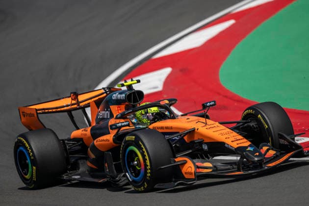 Shanghai Formula 1 Chinese Grand Prix - Practice 1 and Sprint Qualifying 1 Lando Norris (Mclaren) during the first practice of the Formula One Chinese Grand Prix at the Shanghai International Circuit in Shanghai on March 13, 2026. Photo by Eliot Blondet ABACAPRESS.COM Shanghai Chine China  Copyright: xBlondetxEliot ABACAx