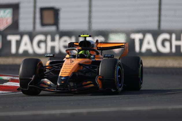 CHINA-MOTORSPORTS F1-SHANGHAI McLaren drivers 1 Lando Norris in action during Sprint Qualifying in the F1 Chinese Grand Prix at Shanghai International Circuit, Shanghai, China, March 13, 2026. NEXPHER Peter Li SHANGHAI