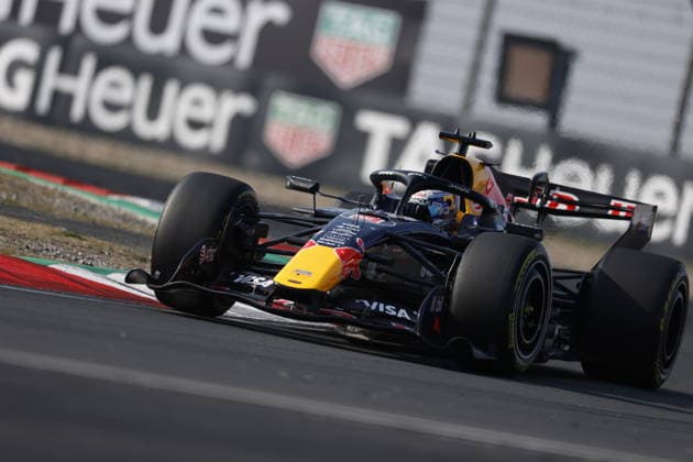 CHINA-MOTORSPORTS F1-SHANGHAI Red Bull Racing drivers 3 Max Verstappen in action during Sprint Qualifying in the F1 Chinese Grand Prix at Shanghai International Circuit, Shanghai, China, March 13, 2026. NEXPHER Peter Li SHANGHAI