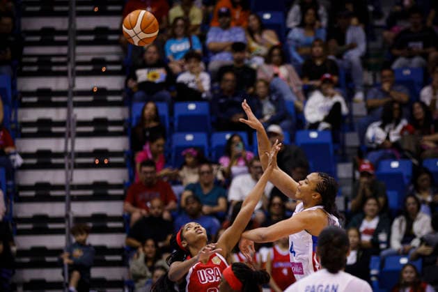 Basketball, Frauen, WM-Quali, USA - Puerto Rico 2026 World Cup Qualifying Tournament - USA Women s national team, Nationalteam v Puerto Rico Imani McGee-Stafford 34 plays during the game at the 2026 FIBA World Cup Qualifying Tournament between USA and Puerto Rico in San Juan, Puerto Rico, on March 12, 2026, at Coliseo Jose Miguel Agrelot. San Juan Puerto Rico  Copyright: xEdgardoxMedinax originalFilename:medinamillan-notitle260312_npLc7.jpg