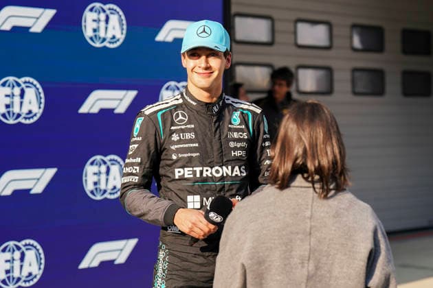 FORMULA ONE CHINESE GRAND PRIX 2026 George Russell 63 (GBR) Mercedes in parc ferme during the Formula 1 Heineken Chinese Grand Prix 2026, 2nd round of the 2026 Formula One World Championship, WM, Weltmeisterschaft from March 13 to 15, 2026 at the Shanghai International Circuit, Shanghai, China. Credit: Robbie Hoad Every Second Media Editorial use only. All images are copyright Every Second Media Limited. No images may be reproduced without prior permission. Copyright: xIMAGO EveryxSecondxMediax ESM-1853-0173 RobbiexHoadx xEveryxSecondxMediax