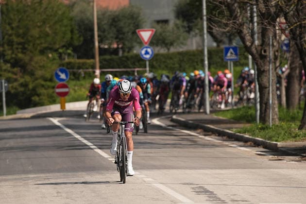 Van Der Poel Mathieu Of Alpecin-Premier Tech snap during the 184-kilometer Stage 5 of the Tirreno-Adriatico cycling race from Marotta-Mondolfo to Mombaroccio - Italy,- Friday, March 13, 2026. - cycling .  Copyright: xMarcoxAlpozzi LaPressex