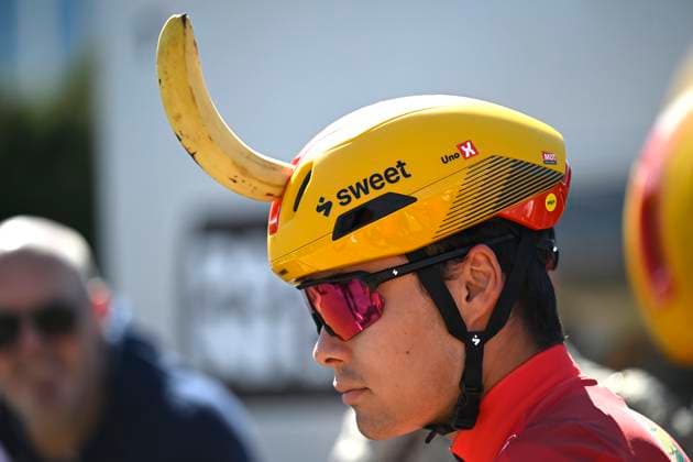 Paris Nice 2026 Stage 6 APT, FRANCE - MARCH 13 : Loland Sakarias Koller (NOR) of Uno-X Mobility during stage 6 of the 84th edition of Paris - Nice an UCI World Tour 2.UWT cycling road race stage for Men Elite of 179.3 km with start in Barbentane and finish in Apt on March 13, 2026 in Apt, France, 13 03 2026 ( Motordriver Guy De Vuyst - Apt France  Copyright: xNicoxVereeckenx