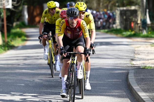 Paris Nice 2026 Stage 6 APT, FRANCE - MARCH 13 : Thomas Benjamin (FRA) of Cofidis during stage 6 of the 84th edition of Paris - Nice an UCI World Tour 2.UWT cycling road race stage for Men Elite of 179.3 km with start in Barbentane and finish in Apt on March 13, 2026 in Apt, France, 13 03 2026 ( Motordriver Guy De Vuyst - Apt France  Copyright: xNicoxVereeckenx