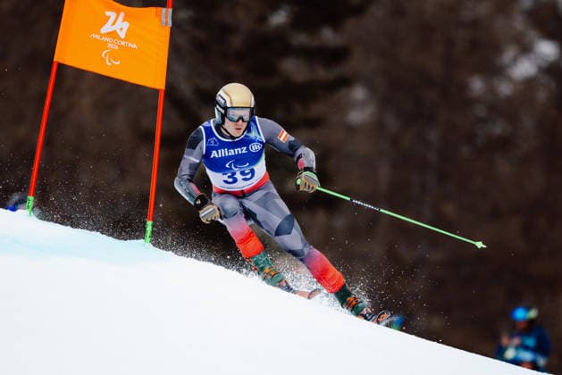 PARALYMPICS - Winter Paralympics Milano Cortina 2026 CORTINA D AMPEZZO,ITALY,13.MAR.26 - PARALYMPICS, ALPINE SKIING - Paralympic Winter games, Winterspiele,Spiele, Summer games Milano Cortina 2026, giant slalom, men. Image shows Markus Salcher (AUT).  GEPAxpictures xMaticxKlansek