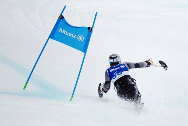 PARALYMPICS - Winter Paralympics Milano Cortina 2026 CORTINA D AMPEZZO,ITALY,13.MAR.26 - PARALYMPICS, ALPINE SKIING - Paralympic Winter games, Winterspiele,Spiele, Summer games Milano Cortina 2026, giant slalom, men. Image shows Sebastian Rigby (AUT).  GEPAxpictures xMaticxKlansek