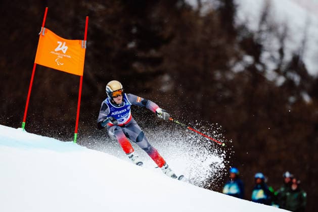 PARALYMPICS - Winter Paralympics Milano Cortina 2026 CORTINA D AMPEZZO,ITALY,13.MAR.26 - PARALYMPICS, ALPINE SKIING - Paralympic Winter games, Winterspiele,Spiele, Summer games Milano Cortina 2026, giant slalom, men. Image shows Manuel Rachbauer (AUT).  GEPAxpictures xMaticxKlansek