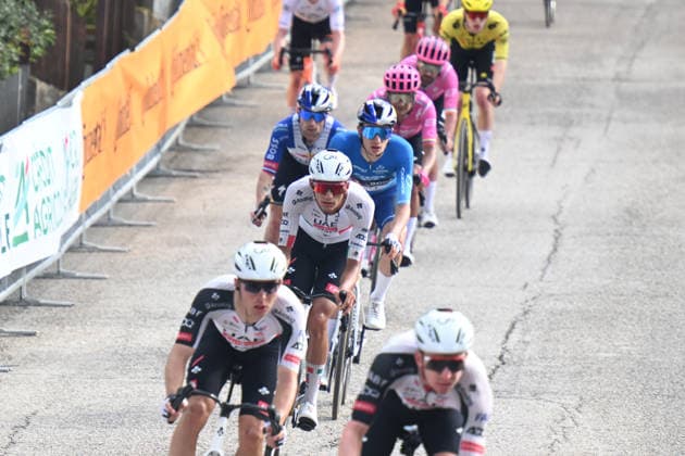 13-03-2026 Tirreno - Adriatico; Tappa 05 Marotta Mondolfo - Mombaroccio; 2026, Uae Emirates - Xrg; 2026, Red Bull - Bora Hansgrohe; Del Toro Romero, Isaac; Pellizzari, Giulio; Mombaroccio; 