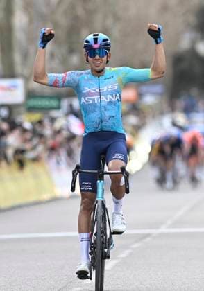 Paris Nice 2026 Stage 6 APT, FRANCE - MARCH 13 : Tejada Harold (COL) of XDS Astana Team wins during stage 6 of the 84th edition of Paris - Nice an UCI World Tour 2.UWT cycling road race stage for Men Elite of 179.3 km with start in Barbentane and finish in Apt on March 13, 2026 in Apt, France, 13 03 2026 ( Motordriver Guy De Vuyst - Apt France  Copyright: xNicoxVereeckenx