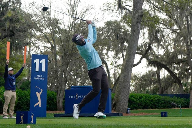 March 13, 2026, Ponte Vedra, Florida, USA: March 13, 2026, Ponte Vedra, Florida.Sahith Theegala (USA) hits a tee shot on the 11th hole during the second round of The PLAYERS Championship at TPC Sawgrass. PGA, Golf Herren Tour 2026: The PLAYERS Championship  - ZUMAd212 20260313_zsp_d212_012 Copyright: xRichardxDolex
