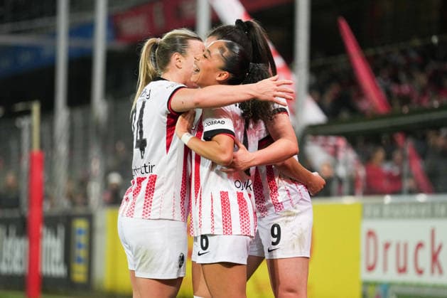 Google Pixel Womens Bundesliga SC Freiburg vs 1 FC Nürnberg, 13 03 2026 Goal celebration for 1 0 by Nicole Ojukwu SC Freiburg, 6 Google Pixel Womens Bundesliga SC Freiburg vs 1 FC Nürnberg, Dreisamstadion, 13 03 2026 DFB DFL REGULATIONS PROHIBIT ANY USE OF PHOTOGRAPHS AS IMAGE SEQUENCES AND OR QUASI VIDEO Copyright: xBEAUTIFULxSPORTS Boscox