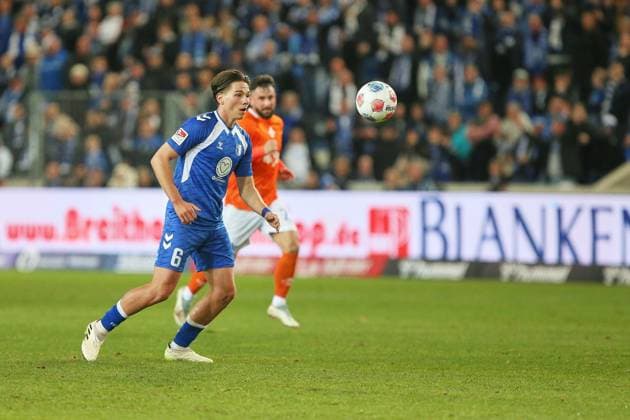Magdeburg, Saxony-Anhalt, Germany, 13 03 2026 Avnet Arena 26 Matchday, Season 2025 26, 2 Soccer Bundesliga 1 FC Magdeburg Darmstadt 98 Dariusz Stalmach 6, 1 FC Magdeburg and Marco Richter 23, SV Darmstadt 98 Copyright: xdtsxNachrichtenagenturx dts_110632
