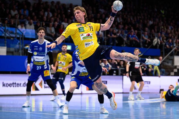 Edwin Aspenbaeck Rhein Neckar Loewen, 78 GER, ThSV Eisenach vs Rhein Neckar Loewen, 1 Daikin Handballbundesliga, Handball, 25 Matchday, Season 2025 2026, 13 03 2026 GER, ThSV Eisenach vs Rhein Neckar Loewen, 1 Daikin Handballbundesliga, Handball, 25 Matchday, Season 2025 2026, 13 03 2026 Eisenach Copyright: xEibner-Pressefoto MartinxHerbstx EP_MHT