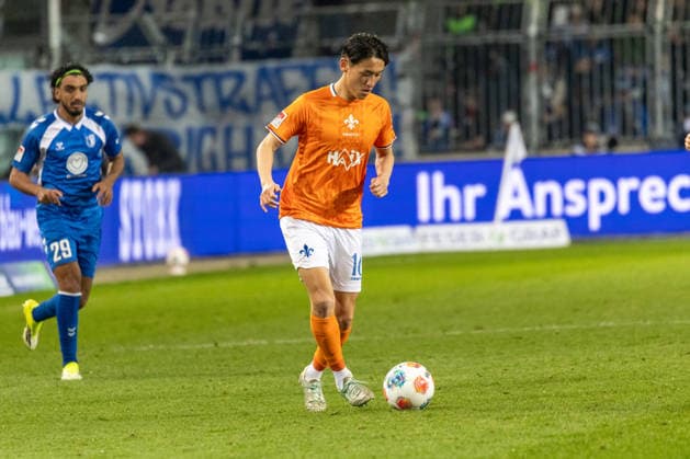 Germany, 2 Bundesliga, Season 2025 2026, Matchday 26, Avnet Arena, 1 FC Magdeburg vs SV Darmstadt 98, Akiyama Hiroki SV Darmstadt 98, 16 Copyright: xMichellexLukax