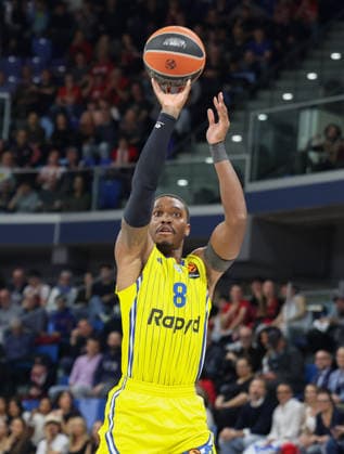 Foto IPP Roberto Bregani Milano 13 03 2026 Pallacanestro, Turkish Airlines EuroLeague 2025 2026, EA7 Emporio Armani MIlano vs Maccabi Tel Aviv. Nella foto Lonnie Walker IV del Maccabi Tel Aviv. Italy Photo Press World Copyright. italy ITALY  Copyright: xR4924_italyphotopressx