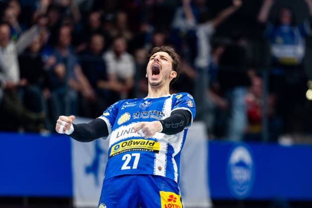 13 03 2026, GER, Handball, Men, Season 25 26, Daikin 1 Bl, 25 Matchday, ThSV Eisenach Rhein Neckar Loewen Phillip Meyer ThSV Eisenach,27 99817 Eisenach Werner Assmann Halle Am Sportp Thueringen Germany