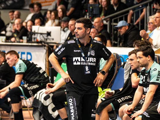 Rui Silva HC Oppenweiler Backnang, Head Coach VfL Eintracht Hagen vs HC Oppenweiler Backnang , Handball, 2 Bundesliga, 24 Matchday, Season 2025 2026, 13 03 2026 VfL Eintracht Hagen vs HC Oppenweiler Backnang , Handball, 2 Bundesliga, 24 Matchday, Season 2025 2026, 13 03 2026 Hagen Copyright: xEibner-Pressefoto DamianxKruczynx EP_DKI