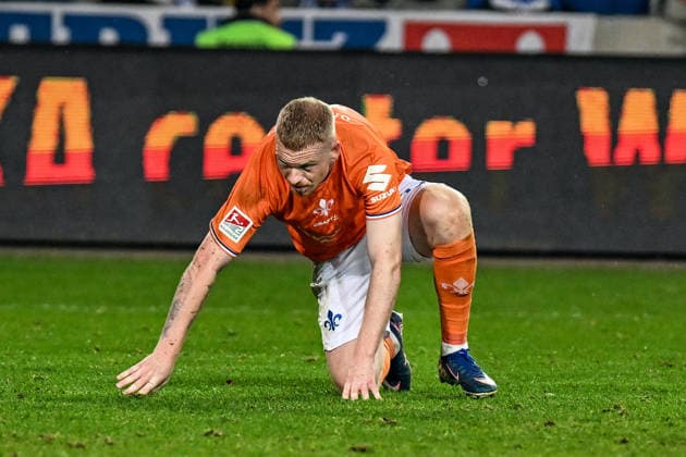 Soccer I Men I Season 2025 2026 I 2 Bundesliga I 26 Matchday I 1 FC Magdeburg SV Darmstadt 98 I 13 03 2026 Kai Klefisch 17, SV Darmstadt 98 Magdeburg Avnet Arena Heinz Krügel Platz 1 Sachsen Anhalt Germany Copyright: xLobeca InesxHähnelx
