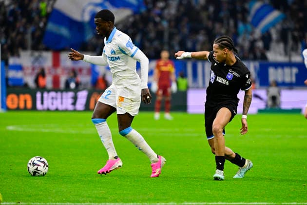 FOOTBALL : Olympique de Marseille VS AJA Auxerre - Ligue 1 McDonald s - 13 03 2026 Timothy Weah (OM) - Ligue 1 McDonald™s match between Olympique de Marseille and AJA Auxerre on March 13, 2026 at the Orange Velodrome Stadium in Marseille. MarseilleFrance  Copyright: xWilliamxCannarellax