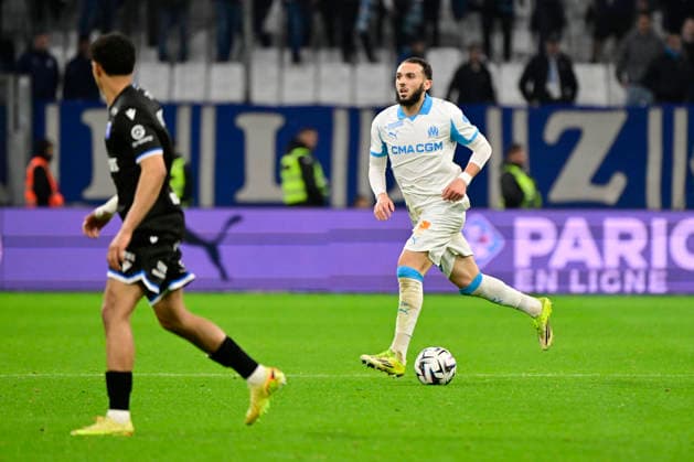 FOOTBALL : Olympique de Marseille VS AJA Auxerre - Ligue 1 McDonald s - 13 03 2026 Amine Gouiri (OM) - Ligue 1 McDonald™s match between Olympique de Marseille and AJA Auxerre on March 13, 2026 at the Orange Velodrome Stadium in Marseille. MarseilleFrance  Copyright: xWilliamxCannarellax