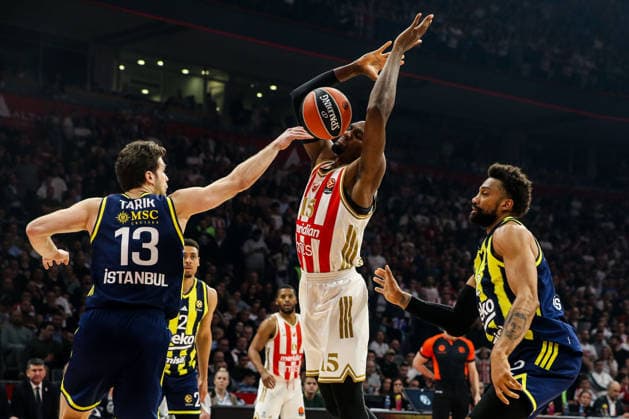 Crvena Zvezda Meridianbet v Fenerbahce Beko - EuroLeague BELGRADE, SERBIA - MARCH 13: Tarik Biberovic (13) of Fenerbahce Beko in action during the EuroLeague match between Crvena Zvezda Meridianbet and Fenerbahce Beko at Belgrade Arena on March 13, 2026 in Belgrade, Serbia. Filip Stevanovic Anadolu Belgrade Serbia. Editorial use only. Please get in touch for any other usage.  Copyright: x2026xAnadoluxFilipxStevanovicx
