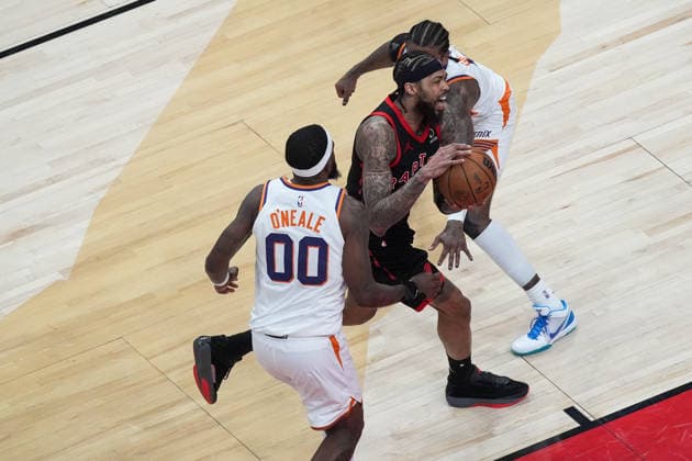 Phoenix Suns v Toronto Raptors - NBA, Basketball Herren, USA TORONTO, CANADA - MARCH 13 : Brandon Ingram (3) of Toronto Raptors in action during the NBA basketball game between Phoenix Suns and Toronto Raptors at the Scotiabank Arena on March 13, 2026 in Toronto, Ontario, Canada. Mert Alper Dervis Anadolu Toronto Canada. Editorial use only. Please get in touch for any other usage.  Copyright: x2026xAnadoluxMertxAlperxDervisx