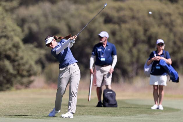 GOLF AUSTRALIAN OPEN WOMEN, Hannah Green of Australia during the 2026 Women s Australian Open at Kooyonga Golf Club in Adelaide, Saturday, March 14, 2026. ( NO ARCHIVING, EDITORIAL USE ONLY ADELAIDE SA AUSTRALIA  Copyright: xMATTxTURNERx 20260314159470279537