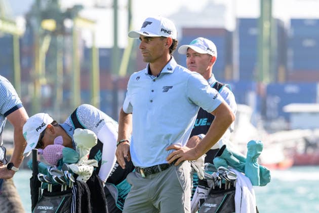 March 14, 2026, Singapore, Ingapore, Singapore: Chilean golfer JoaquoÂ­n NIEMANN tees off on the 7th hole LIV Golf Round 3 Singapore Singapore Singapore - ZUMAr144 20260314_zap_r144_034 Copyright: xJaynexRussellx