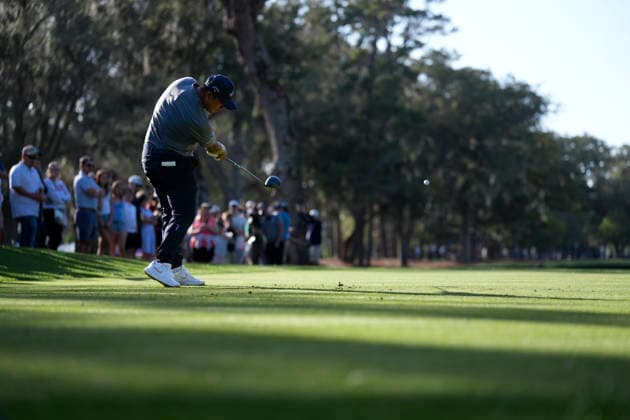 March 13, 2026, Ponte Vedra, Florida, USA: March 13, 2026, Ponte Vedra, Florida.Si Woo Kim (Korea) hits a drive on the 14th hole during the second round of The PLAYERS Championship at TPC Sawgrass. Ponte Vedra USA - ZUMAd212 20260313_zsp_d212_041 Copyright: xRichardxDolex