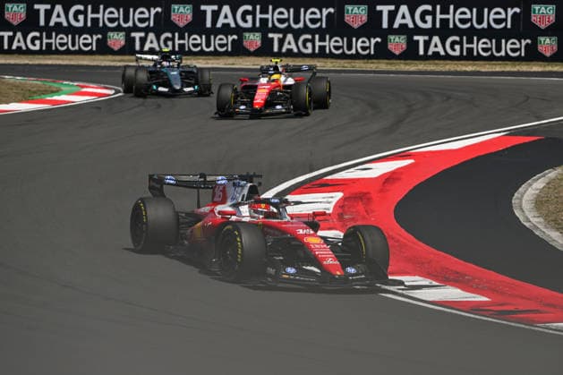F1 Chinese Grand Prix 2026 - Sprint Race SHANGHAI, CHINA - MARCH 14: Charles Leclerc of Scuderia Ferrari HP drives his SF-26 ahead of his teammate Lewis Hamilton during the Sprint Race at the 2026 Chinese Grand Prix, at the Shanghai International Circuit, in Shanghai, China, on March 14, 2026. Shanghai China  Copyright: xArturxWidakx originalFilename:widak-f1chines260314_np91b.jpg