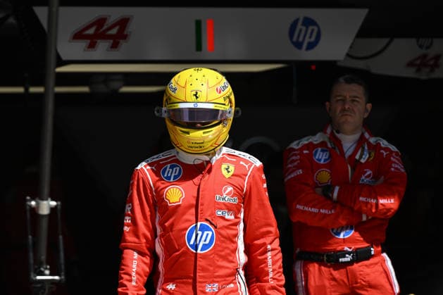 F1 Chinese Grand Prix 2026 - Sprint Race SHANGHAI, CHINA - MARCH 14: Lewis Hamilton of Scuderia Ferrari HP is seen ahead of the Sprint Race at the 2026 Chinese Grand Prix, at the Shanghai International Circuit, in Shanghai, China, on March 14, 2026. Shanghai China  Copyright: xArturxWidakx originalFilename:widak-f1chines260314_npCJ8.jpg