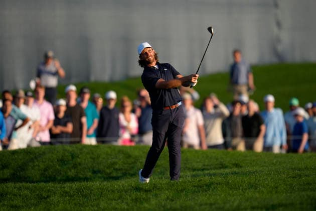 March 13, 2026, Ponte Vedra, Florida, USA: March 13, 2026, Ponte Vedra, Florida.Tommy Fleetwood (England) hits out of the fairway rough on the 18th hole during the second round of The PLAYERS Championship at TPC Sawgrass. Ponte Vedra USA - ZUMAd212 20260313_zsp_d212_054 Copyright: xRichardxDolex